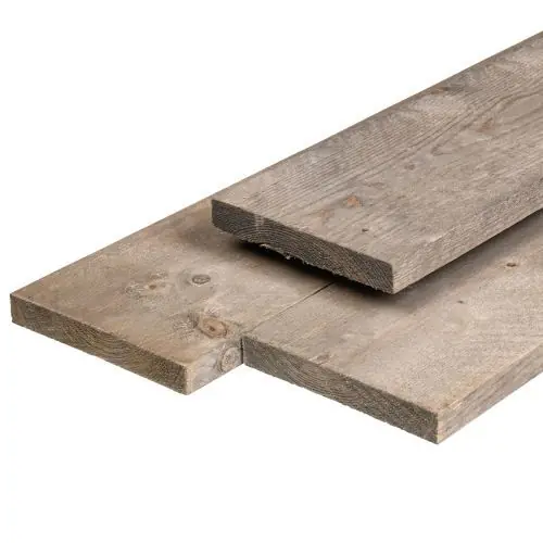 Steigerplank vuren gedroogd 2,9x19x400 cm zilvergrijs Superprijs