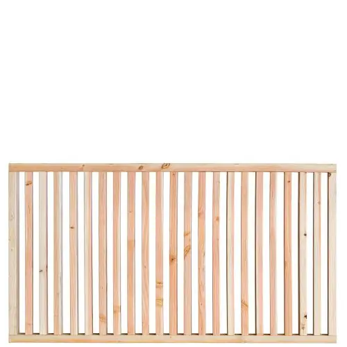 Tuinhek Balustrade onbehandeld douglas 99x180 cm Op = Op