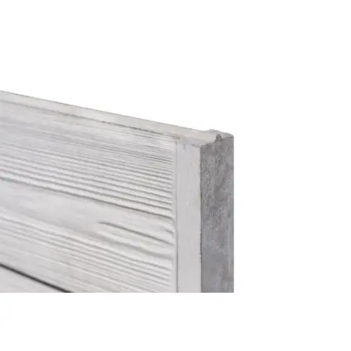 Betonnen onderplaat grijs 3,5x26x184 cm rabathout motief smal Hete Deal