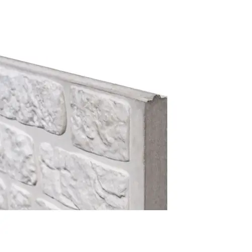 Betonnen onderplaat grijs 3,5x36x184 cm romiensmotief dubbelzijdig Must-Have