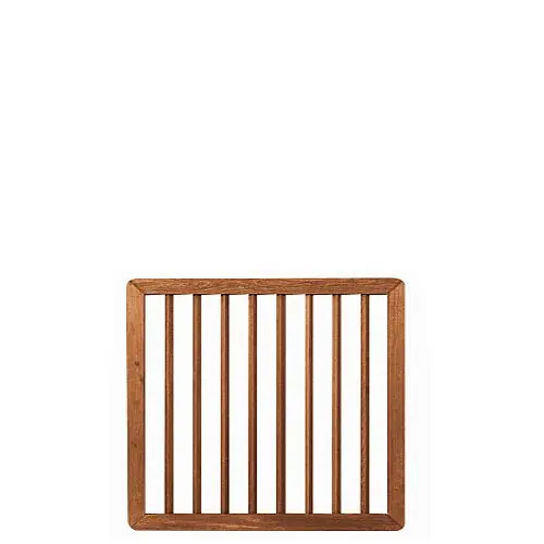 Tuinhekdeur hardhout bangkirai 100x100 cm 103405 Laatste Kans