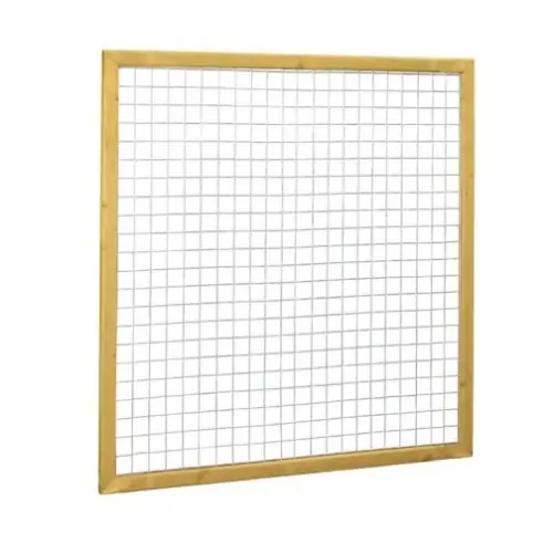 Nieuw Grenen betonijzertrellis maaswijdte 7,5x7,5 cm in raamwerk 4,5x7 cm 180x180 cm geïmpregneerd
