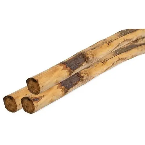 Beperkte Voorraad Ronde paal tamme kastanjehout geschild 8-10x250 cm