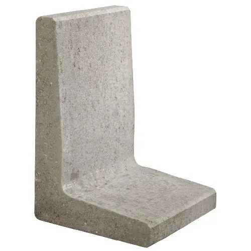 Uitverkoop L-element 100x50x50 cm grijs