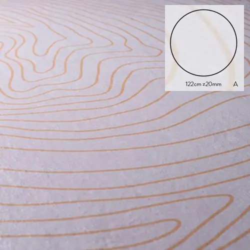 Keramische staptegel Dunes model A rond 122x2 cm Korting