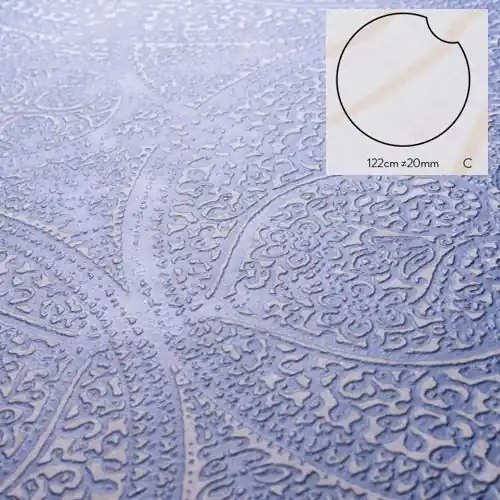 Keramische staptegel Doily Blu Notte model C rond 122x2 cm Gecertificeerd