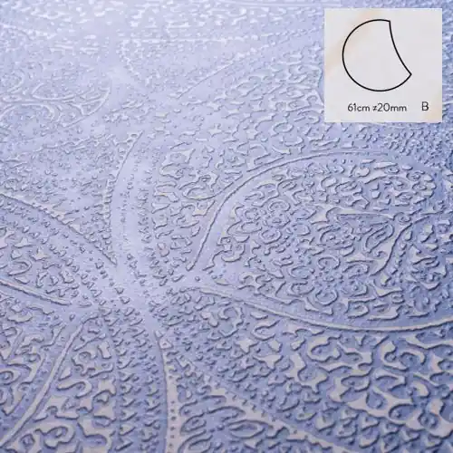 Keramische staptegel Doily Blu Notte model B rond 61x2 cm Superprijs