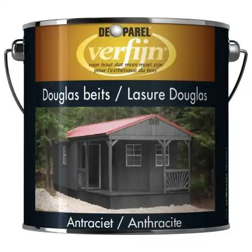Flitsaanbieding Verfijn douglasbeits Antraciet 2,5 liter