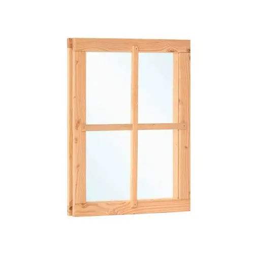 Rechtstreeks Van De Fabrikant Douglas vast raam dubbel glas 64,2x81,2 cm