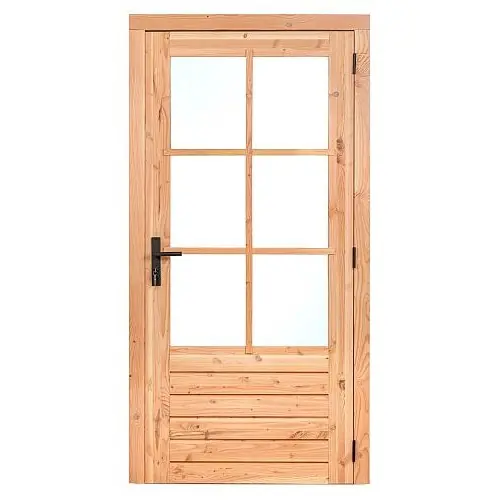 Gereduceerde Prijs Douglas Excellent enkele glasdeur dubbel glas 110x215 cm rechtsdraaiend K088259