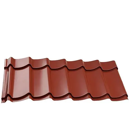 Gereduceerde Prijs Dakpanplaten 600 x 320 cm donkerrood