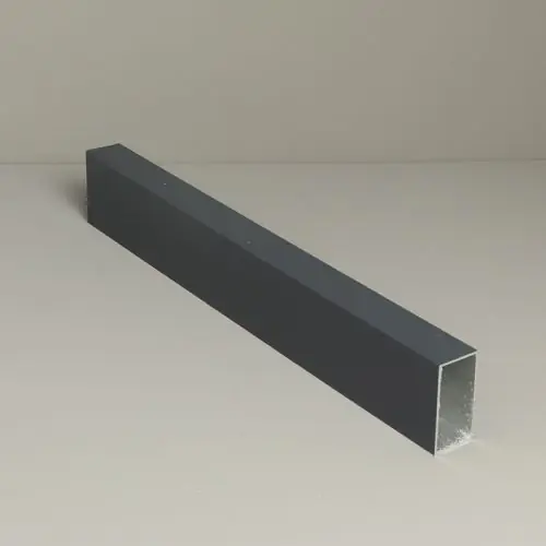 Actieprijs Glazen schuifwand aluminium fundatiekoker 3x6x600 cm