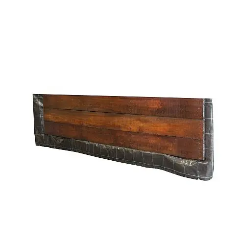Beschoeiingsschot hardhout 60x250 cm duurzaamheidsklasse 1 Hoge Kwaliteit