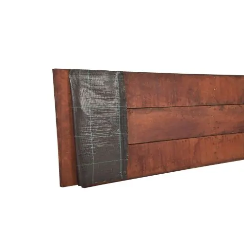 Angelim Vermelho opgeklampt schot beschoeiing 60x350 cm Favoriet