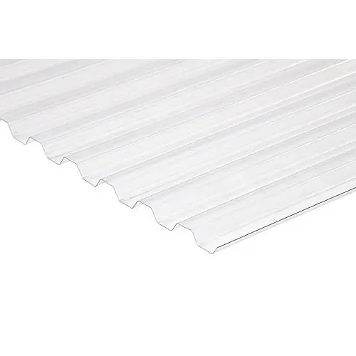 Dakplaat doorzichtig/helder 0,8 mm x L260xB109 cm Gecertificeerd