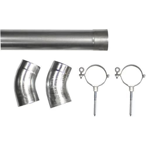 Goedkoop Hemelwaterafvoer verzinkt Ø8x275 cm set