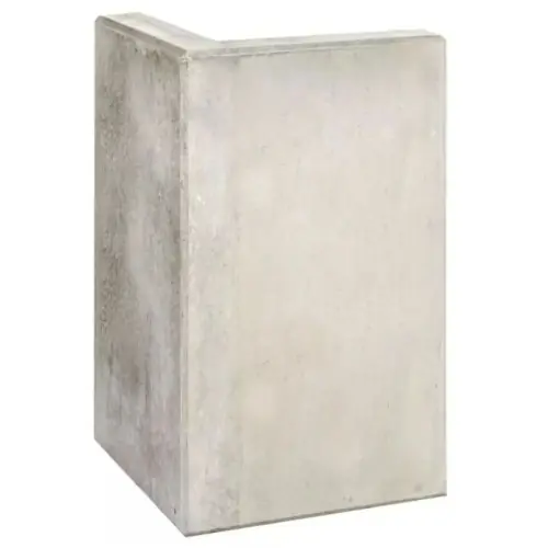 Hoek L-element 120x50x50x10 cm Grijs Zichtbeton Koop Vandaag