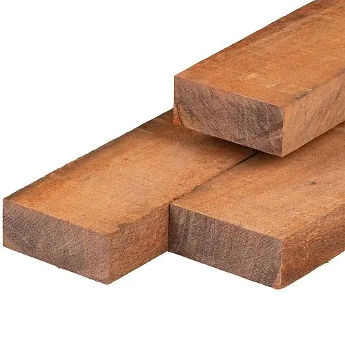Laatste Versie Azobé bestekhout fijn bezaagd 5,0 x 10,0 x 250 cm