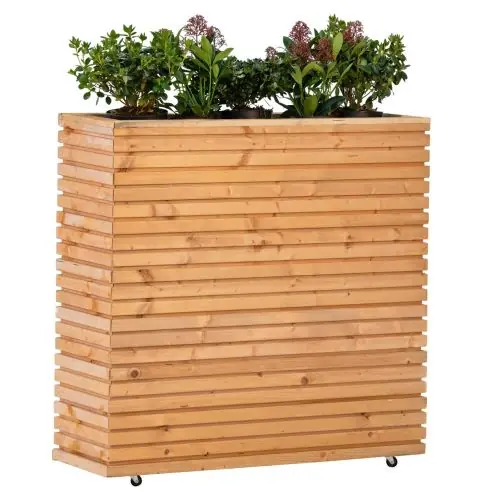 Red Class Wood bloembak Krefeld 30x90x80 cm Premium