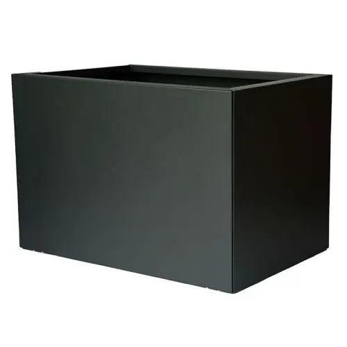 GL Bloembakken zwart 90x60x60cm Op = Op