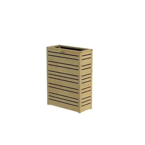 Weekendaanbieding Hillhout bloembak Flux 70x30x90 cm geïmpregneerd