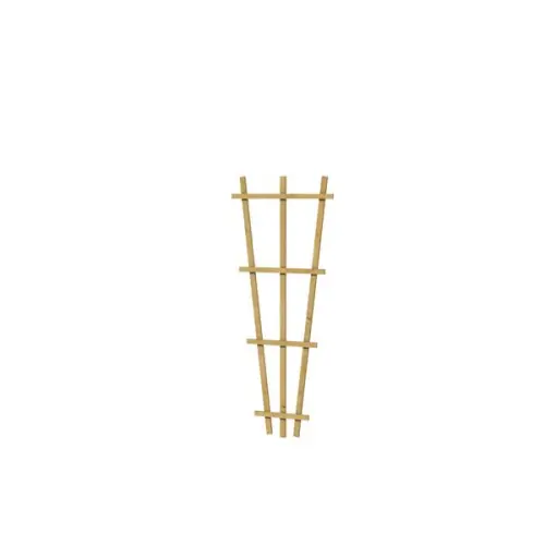 Grenen V-trellis 30-65x150 cm groen ïmpregneerd Betaalbaar