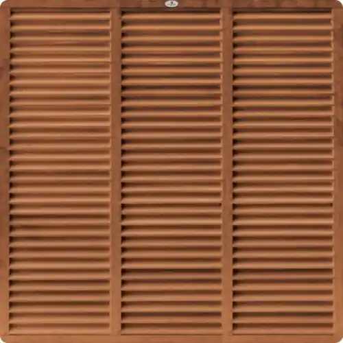 Bangkirai tuinscherm excellent lamel 180x180 cm 103385 Populair