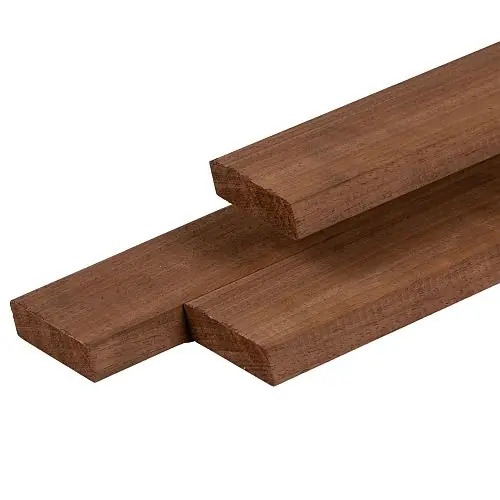 Veilige Betaling Rhombus Bangkirai hardhout geschaafd 1,6x6,8x275 cm