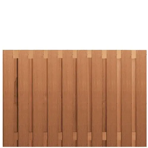 Tuinscherm hardhout 21-planks 130x180 cm Favoriet