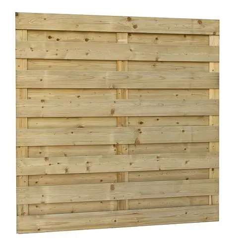 Beperkte Voorraad Tuinscherm geïmpregneerd vuren 18 planks 15 mm 180x180 cm