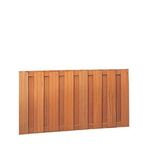 Tuinscherm hardhout 18-planks 14 mm 180x90 cm Actieprijs