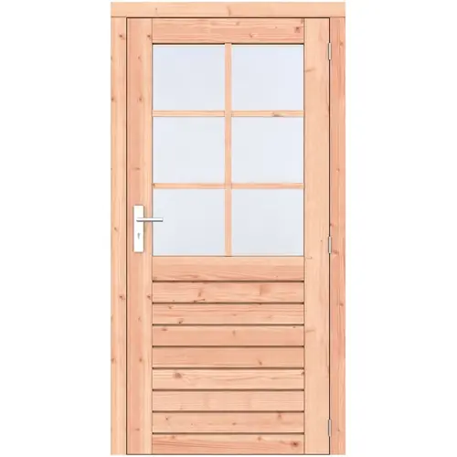 Douglas enkele deur Prestige 108x209 cm rd RVS beslag 1073278 Dagaanbieding