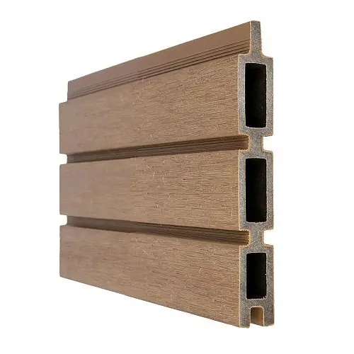 NewTechWood co-extrusie composiet plank triple teak 2,1x15x180 cm Uitverkoop