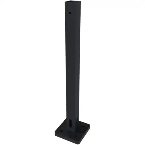 Premium NewTechWood stalen paalhouder incl. bevestigingsmateriaal 8x8x40 cm