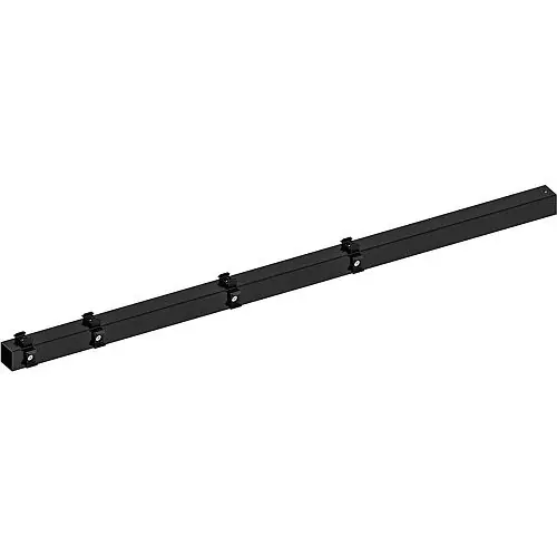 Hillfence metalen paal hoek inclusief aansluitingset en afdekkap 6x4x240 cm zwart Hete Deal