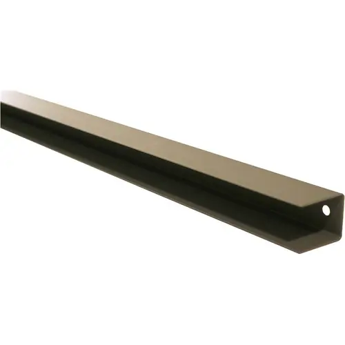 H-gleufpaal stalen eindprofiel met structuur poedercoating 3,4x3,7x200 cm kwartsgrijs RAL7039 Bestel Nu