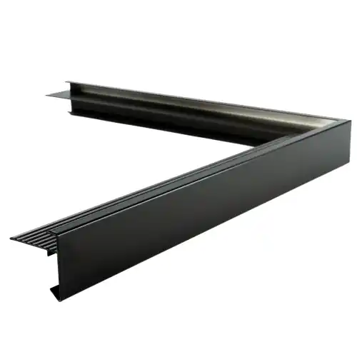 Must-Have Aluminium buitenhoek zwart standaard 60 x 60mm