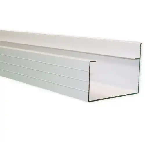 Nu Kopen Vario aluminium bakgoot wit - 2 m