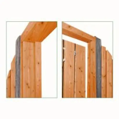 Tuindeurkozijn bruin geïmpregneerd 210x90>150 cm Hoge Kwaliteit