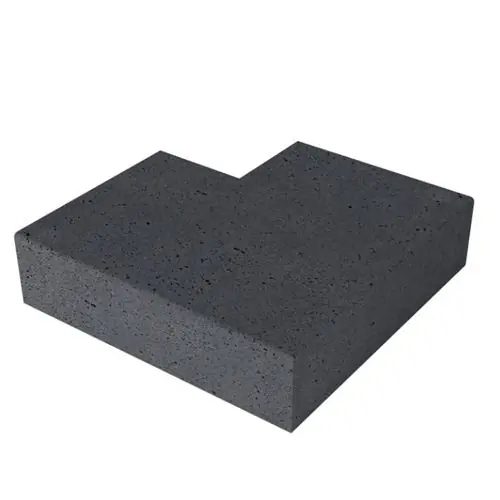 Premium Oud hollands traptrede antraciet 20x40x60/60 cm hoek buiten