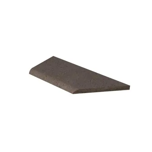 Oud hollands zwembadrand taupe 5x40x100cm hoek links Op = Op