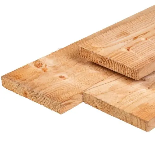 Tuinplank douglas bezaagd 2,5x25 cm Beperkte Voorraad