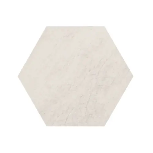 Staptegel Hexagons Ø60x52x2 cm Quarzite Bianca Seizoensaanbieding