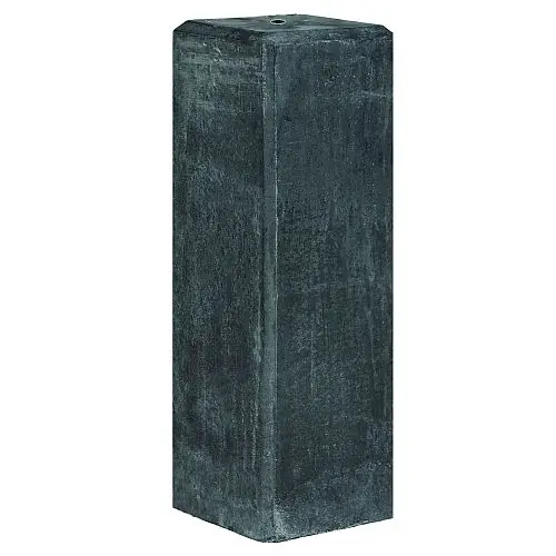 Betonpoer 20x20x50 cm antraciet solide M20 Meest Verkocht