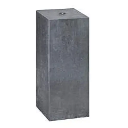 Lage Prijs Betonpoer antraciet met kleine vellingkant M16 20x20x50 cm