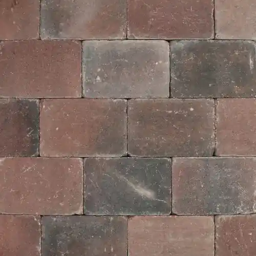 Koopje Metro Trommelsteen 20x30x6 cm Rood genuanceerd