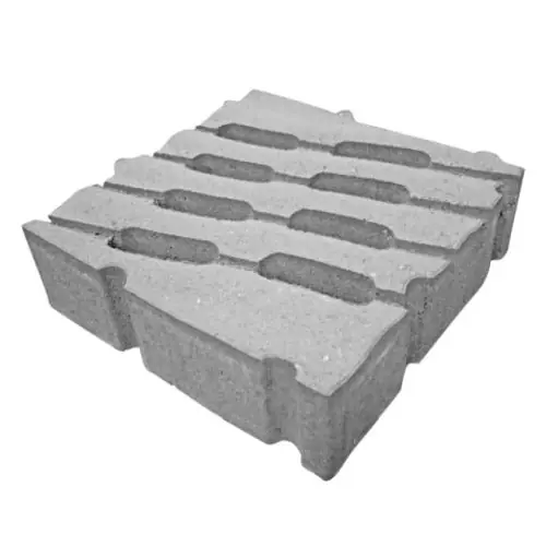 Grasbetontegel type M 40x40x12(meander) rondom hol-dol verbinding K85910 BK25 Beperkt Aanbod