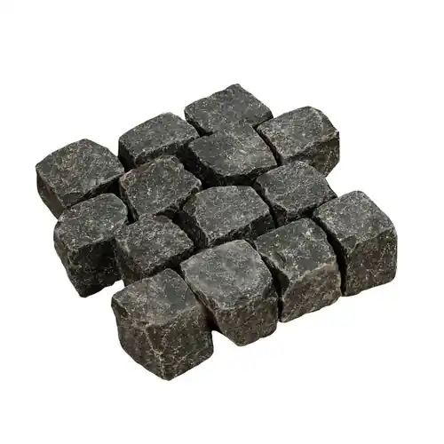 Laatste Kans Turkse Basalt 8x10cm gaasmand 6,5 m²/1520 kg