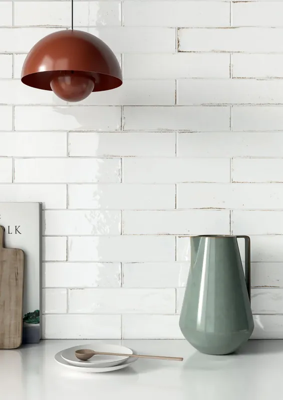 Wandtegel Ragno Fusion Bianco Wit Kleinformaat 6x25 Aanbieding