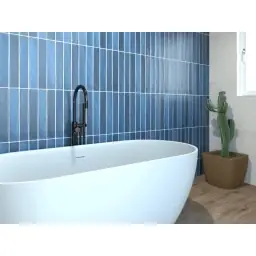 Laatste Kans Wandtegel Ragno Sense Jeans Langwerpig Blauw Mat 6,5x39,5